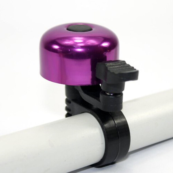 Bell Handlebar Ring - Mini Lila Legierungs-Fahrradklingel Kompakte Laute Einstellbare