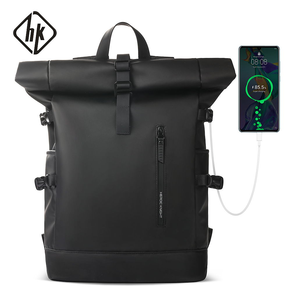 Cycling Commuter Backpack Waterproof - HK Erweiterbarer Reiserucksack für Herren, großes