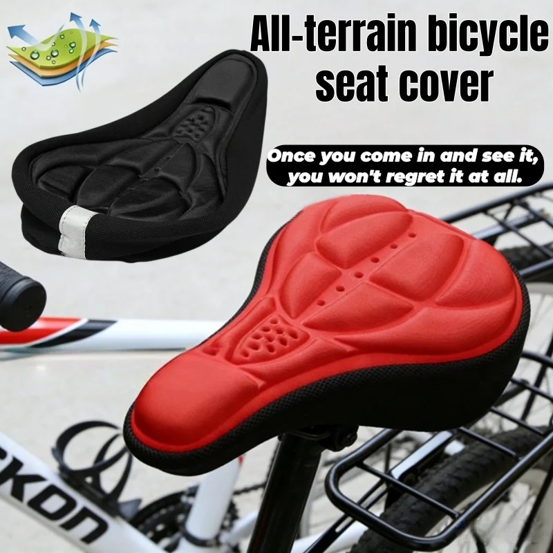 Commuting By Bike - 2026 Fahrradsattel 3D Weicher Radsitzbezug MTB