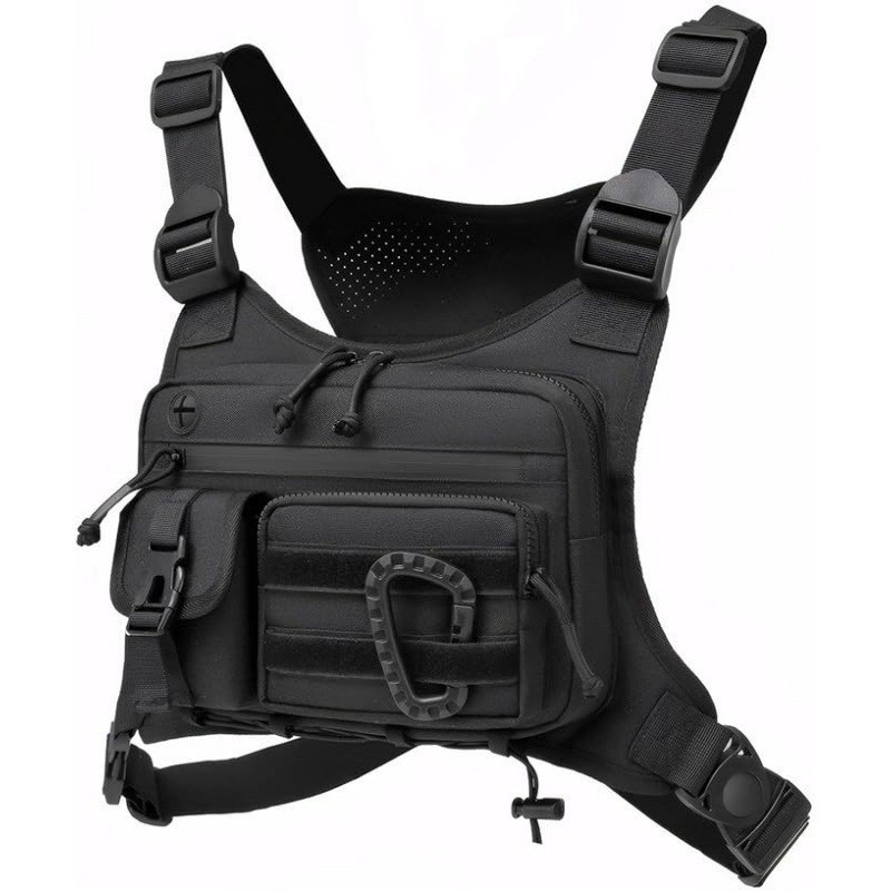 Cycling Commuter Backpack Waterproof - Taktische Brusttasche Herren Weste Edc Wasserdicht