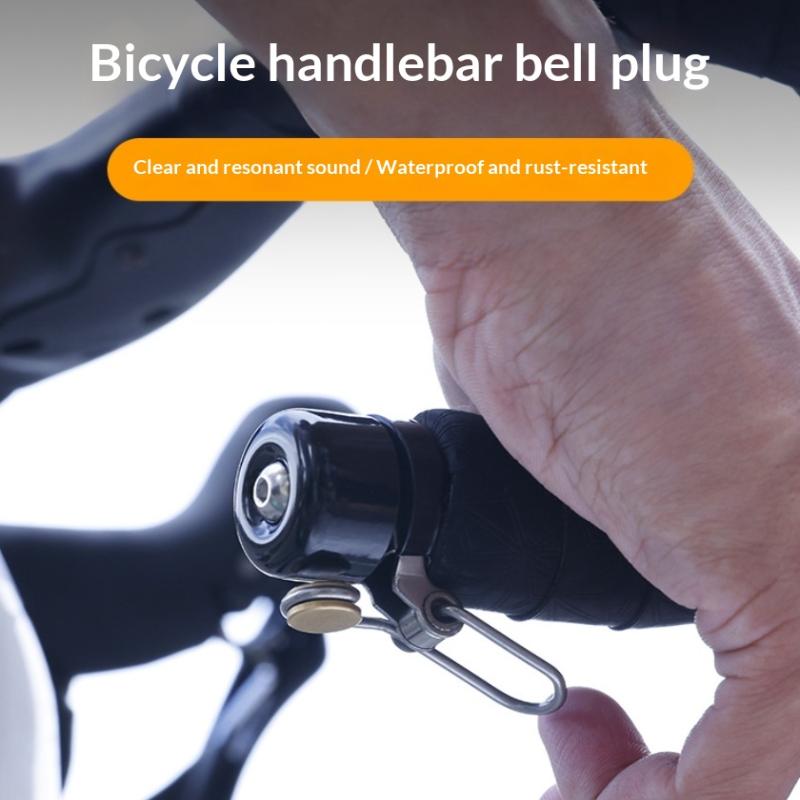 Bell Handlebar Ring - Fahrradklingel für gebogene Lenker, wasserdicht, 80