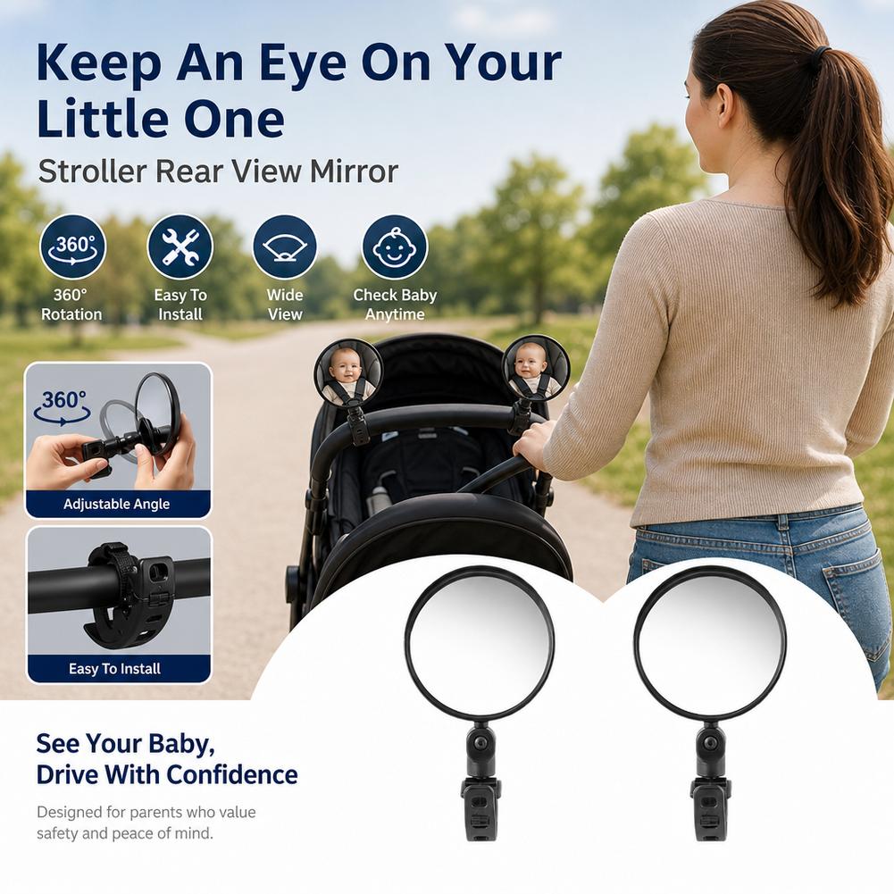 2 Stück Fahrradspiegel Verstel – Mirror Handlebar Convex Bewertung und Preis