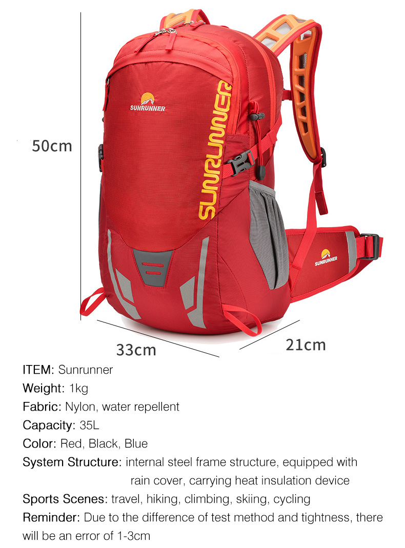 35L Wanderrucksack mit großem  – Cycling Journey Bewertung und Preis