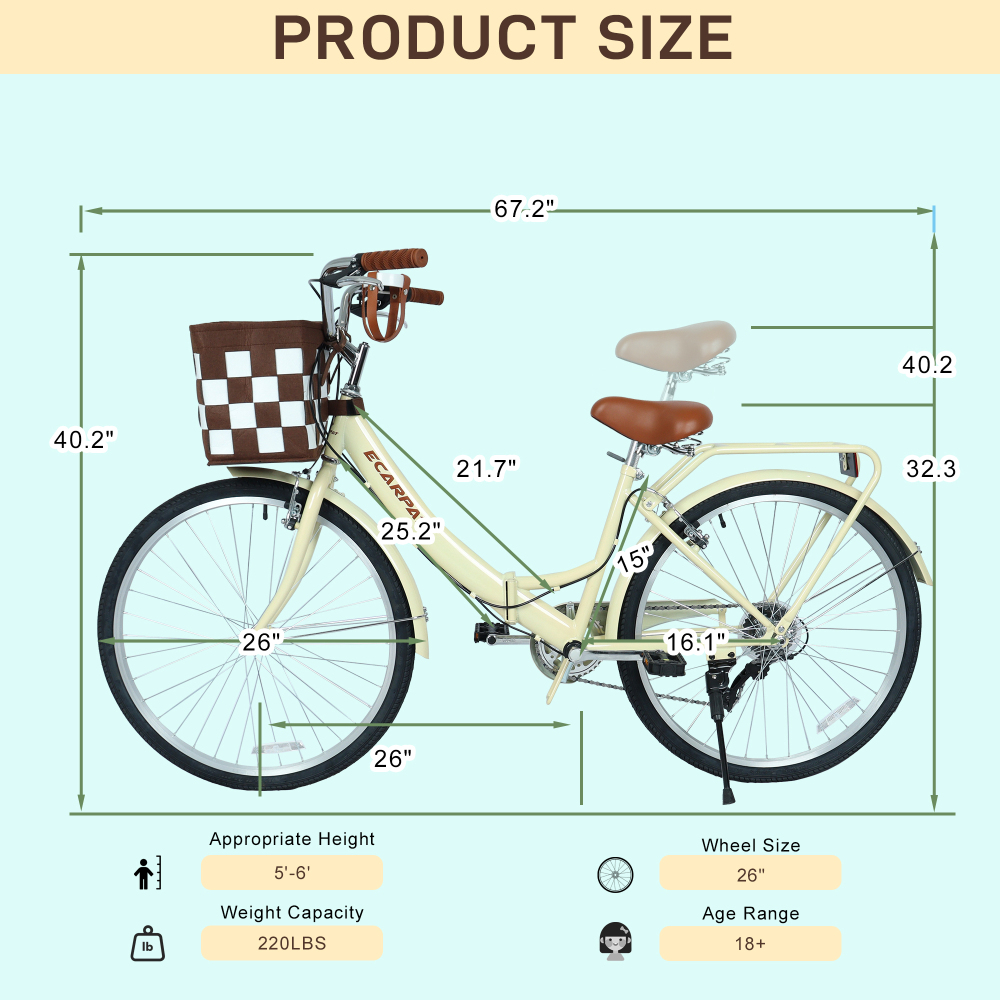 A26285B 26 Zoll Faltbares City – Commuting With Bike Bewertung und Preis