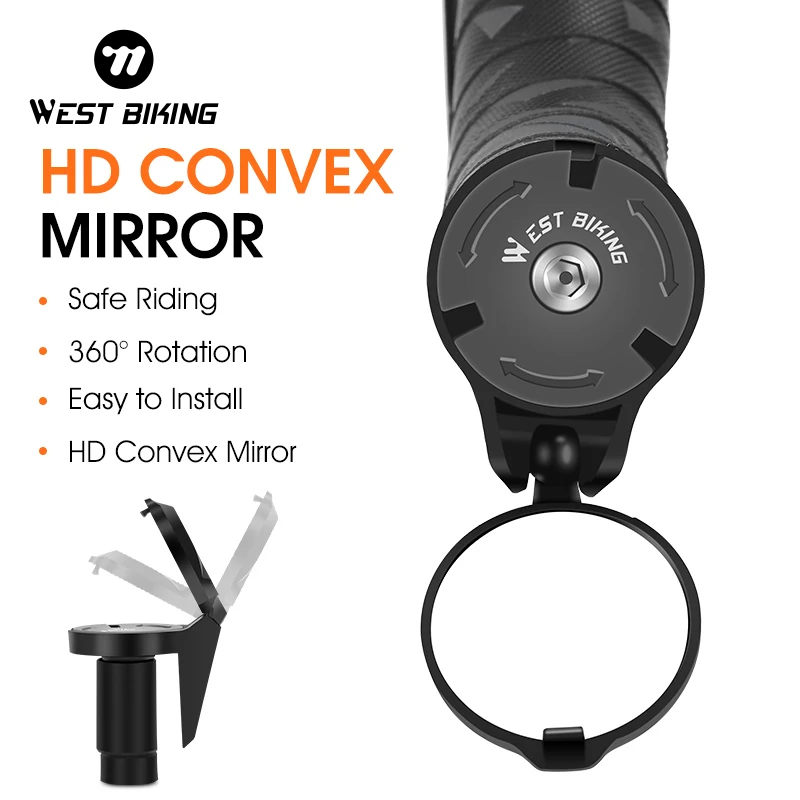 West Biking Fahrrad Rückspiege – Mirror Handlebar Convex Bewertung und Preis