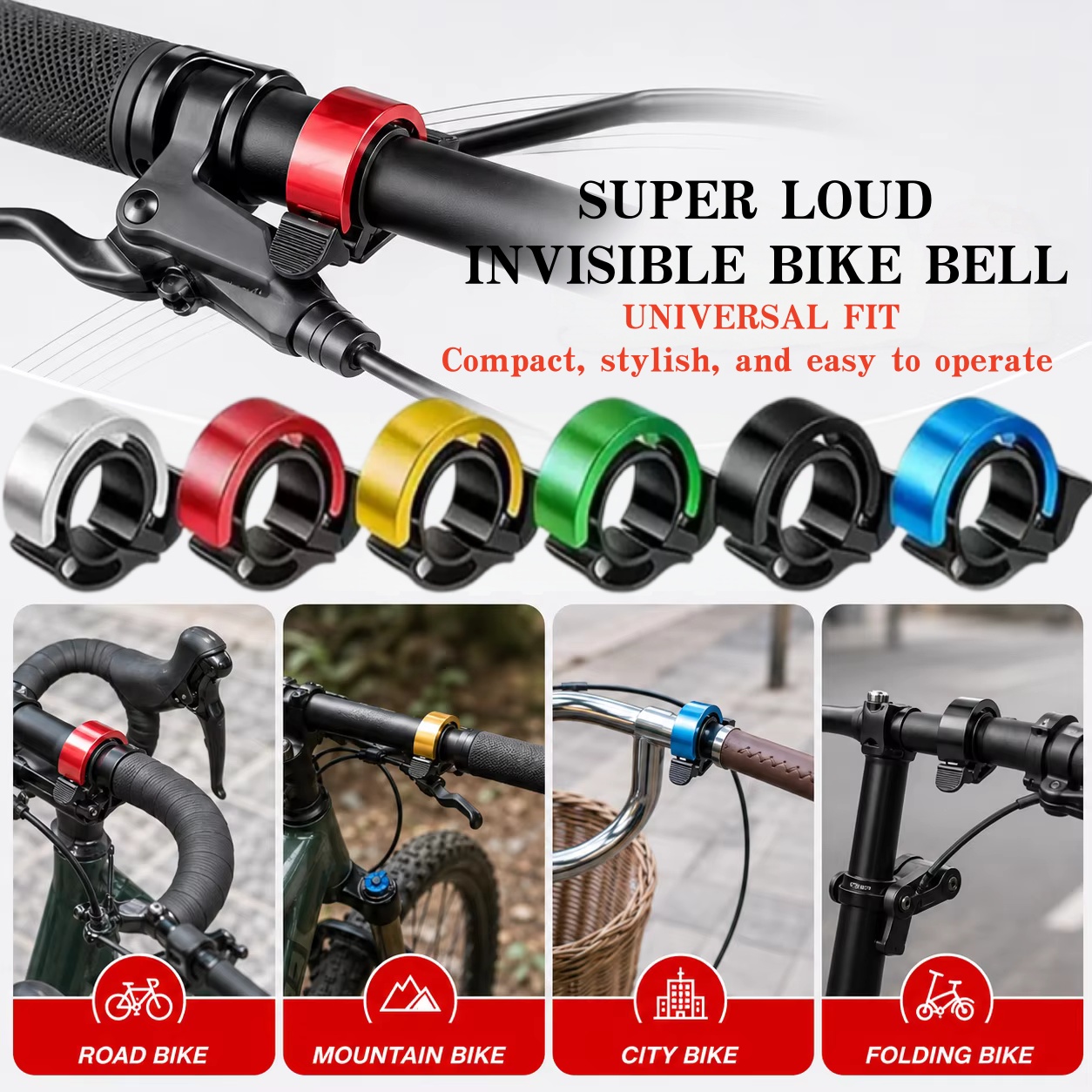 Fahrradklingel aus Legierung,  – Bell Handlebar Ring Bewertung und Preis