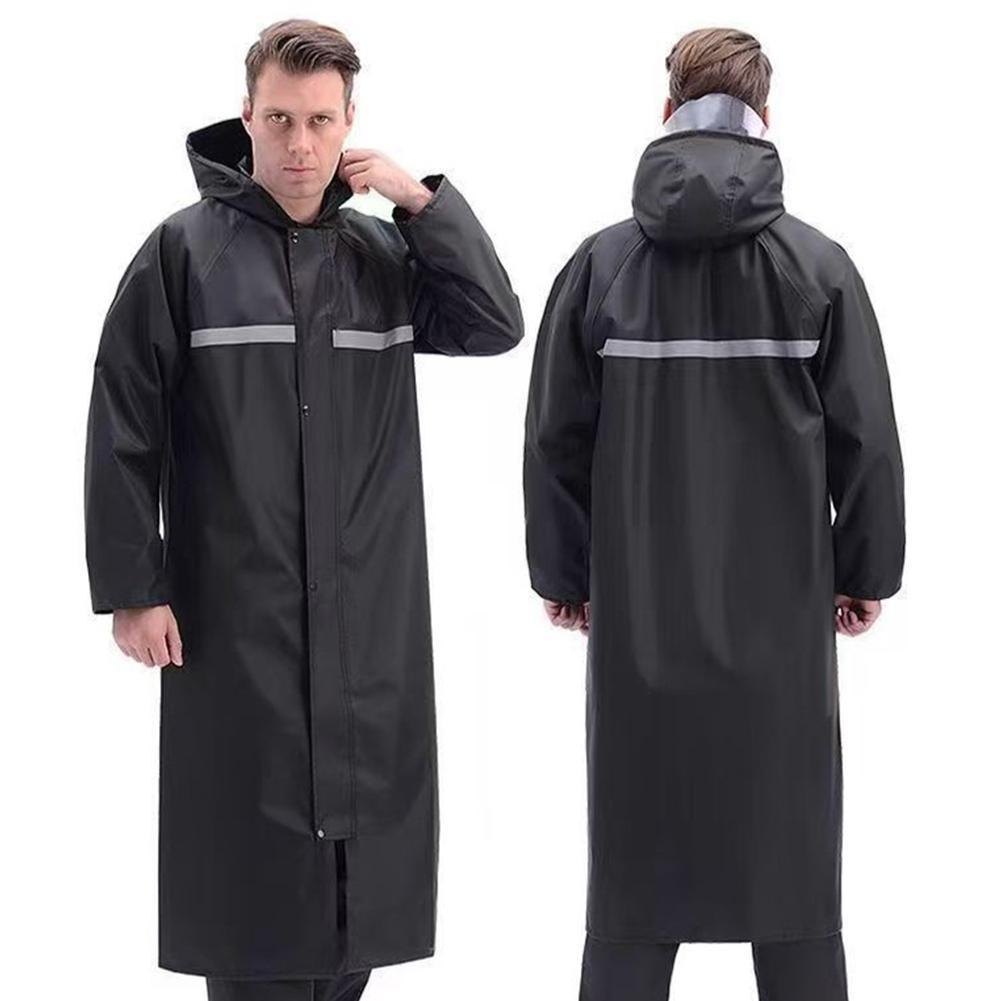 Wasserdichter Regenponcho mit  – Cycling Commute In Rain Bewertung und Preis