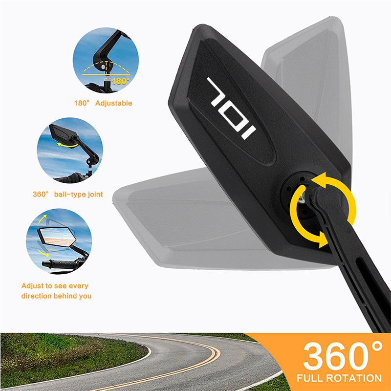 Motorrad-Lenkerspiegel, zusamm – Mirror Handlebar Convex Bewertung und Preis